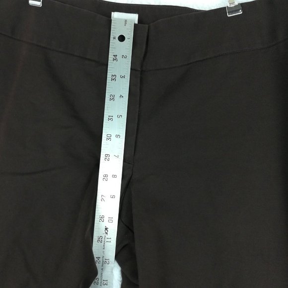 Chicos Womens Pants Trouser Tapered Brown Pocket 25 - Picture 7 of 12